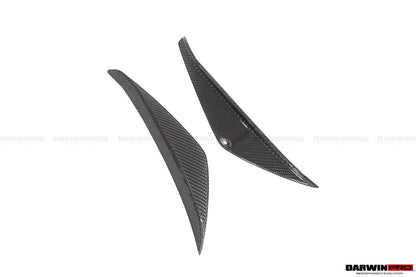 2019-UP Toyota GR Supra (J29/DB) A90 A91 BKSS Style Carbon Fiber Front Canards - DarwinPRO Aerodynamics