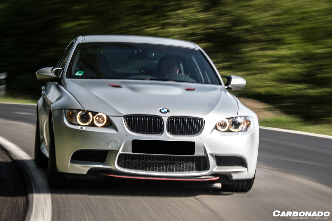 2008-2012 BMW M3 E90/E92/E93 CRT Style Carbon Fiber Lip - Carbonado