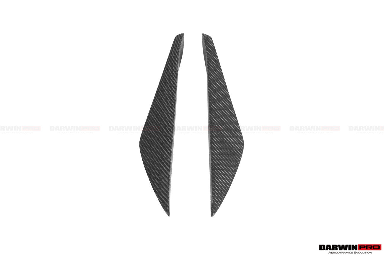 2019-UP Toyota GR Supra (J29/DB) A90 A91 BKSS Style Carbon Fiber Front Canards - DarwinPRO Aerodynamics