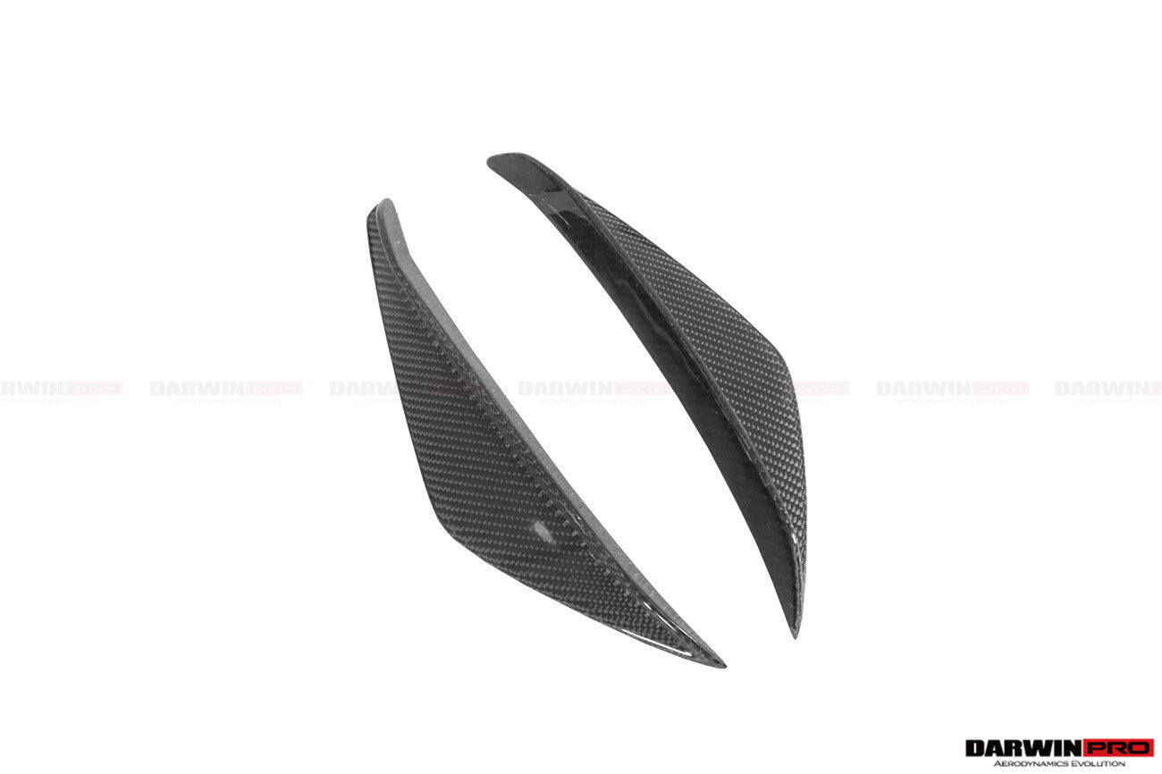 2019-UP Toyota GR Supra (J29/DB) A90 A91 BKSS Style Carbon Fiber Front Canards - DarwinPRO Aerodynamics