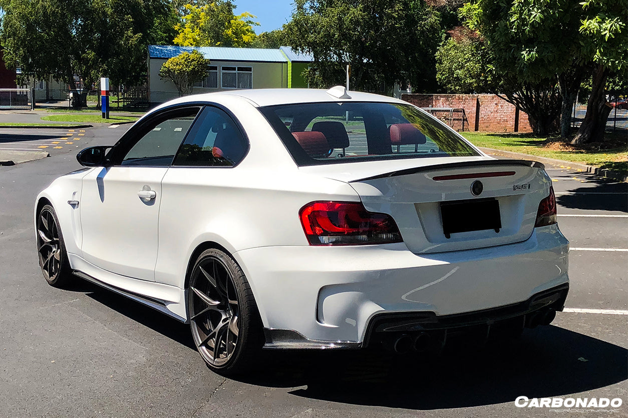 2008-2013 BMW E82 1M Series RZ Style Carbon Fiber Trunk Spoiler - Carbonado