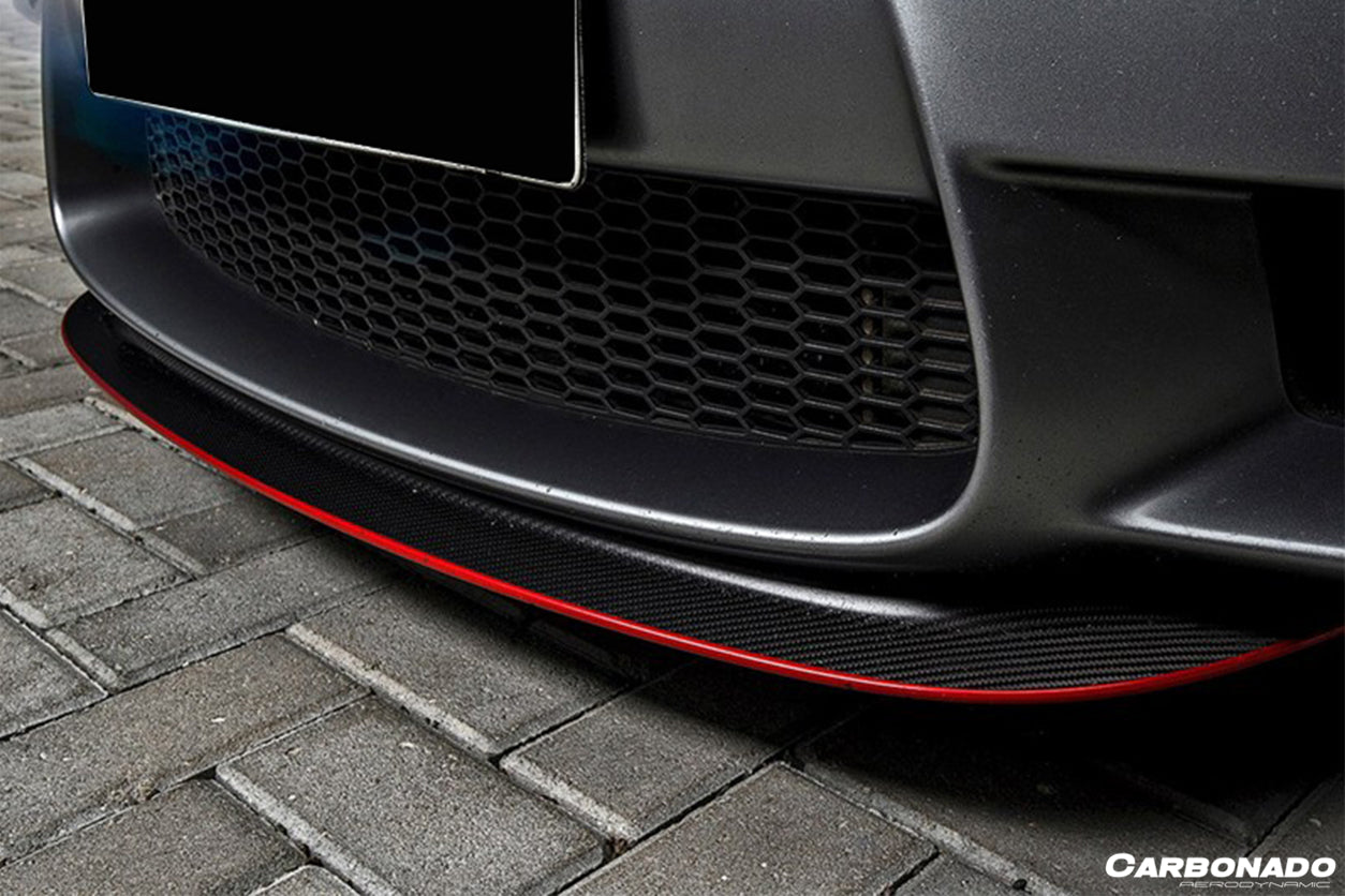 2008-2012 BMW M3 E90/E92/E93 CRT Style Carbon Fiber Lip - Carbonado