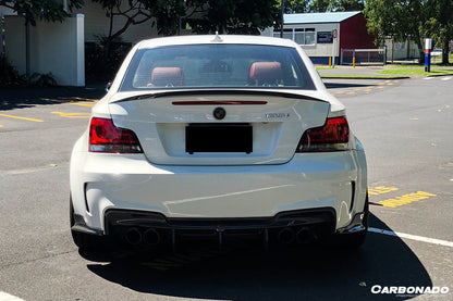 2008-2013 BMW E82 1M Series RZ Style Carbon Fiber Trunk Spoiler - Carbonado