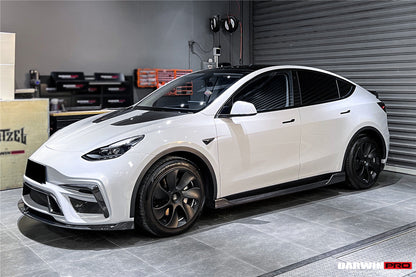 2020-2022 Tesla Model Y IMP Performance Carbon Fiber Front Bumper - DarwinPRO Aerodynamics