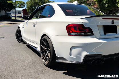 2008-2013 BMW E82 1M Series RZ Style Carbon Fiber Trunk Spoiler - Carbonado