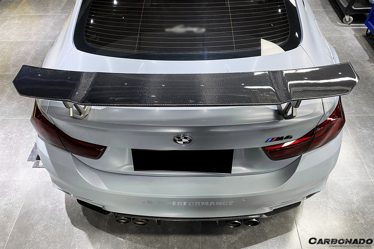 2014-2020 BMW M3 F80 M4 F82 VRS Style Carbon Fiber Trunk Spoiler - Carbonado Aero