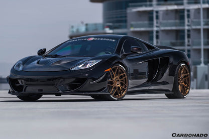 2011-2015 McLaren MP4 12C 650S RZS Style Carbon Fiber Side Skirts - Carbonado