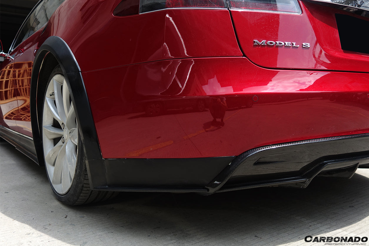 2012-2015 Tesla S Pre-facelift RZS Style Carbon Fiber Full Kit - Carbonado