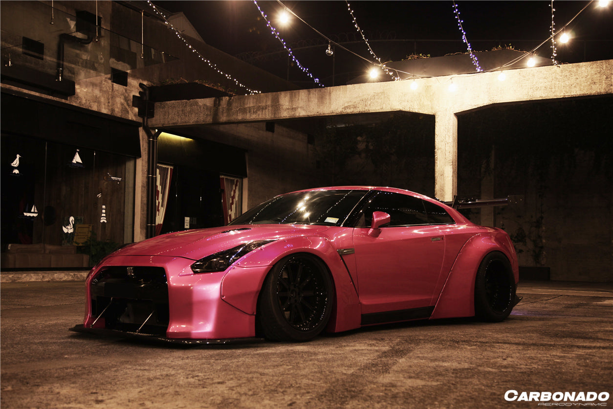 2008-2016 Nissan GTR R35 CBA/DBA DE Style Full Body Kit - Carbonado
