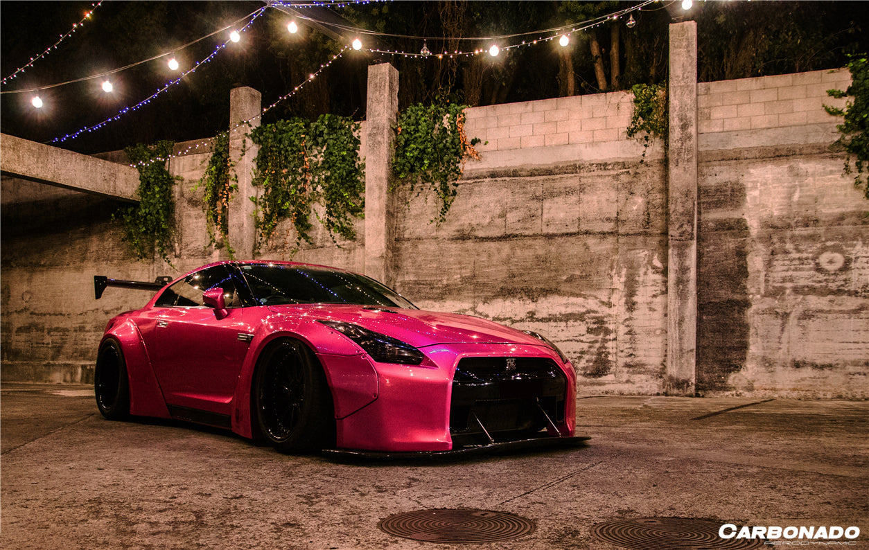 2008-2016 Nissan GTR R35 CBA/DBA DE Style Full Body Kit - Carbonado