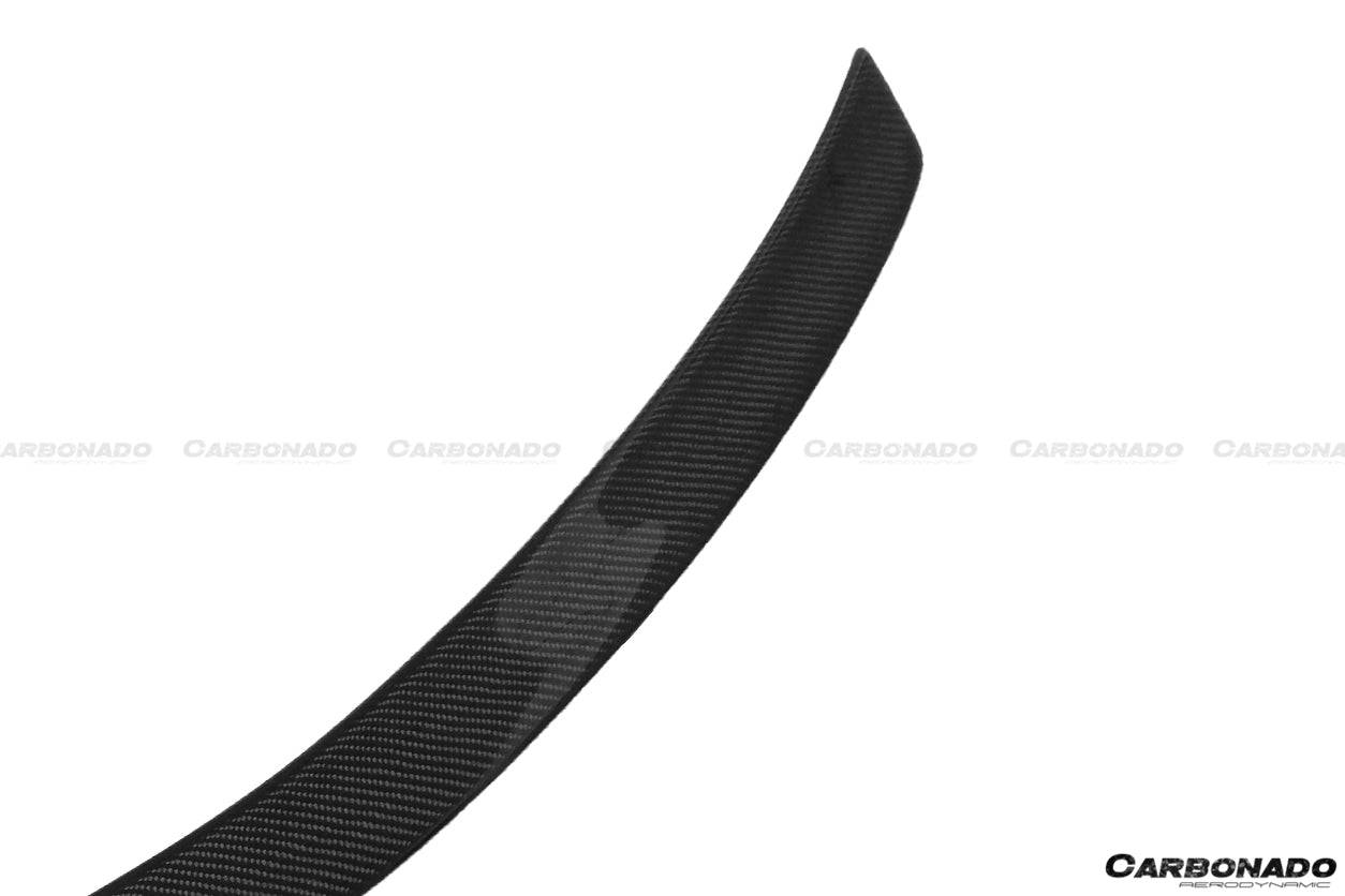 2008-2014 Mercedes Benz W204 C Class/ C63 AMG Sedan OE Style Carbon Fiber Trunk Spoiler - Carbonado Aero