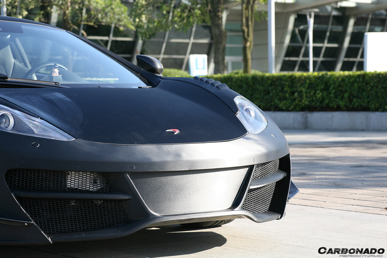 2011-2015 McLaren MP4 12C RZS Style Front Bumper - Carbonado