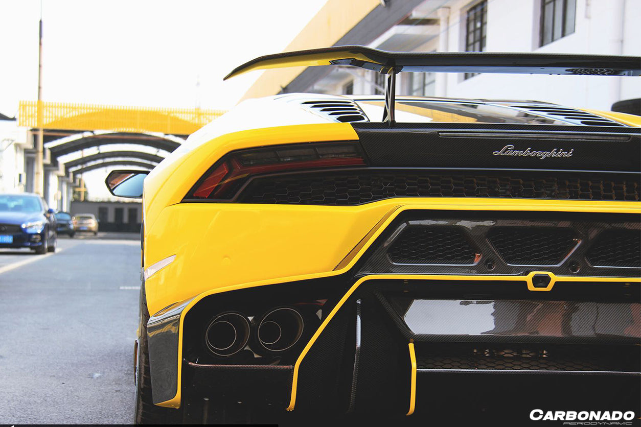 2015-2020 Lamborghini Huracan LP610/LP580 VRS Style Rear Bumper - Carbonado