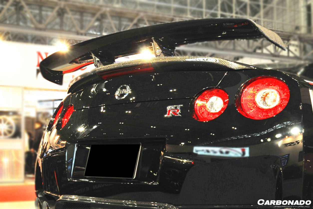 2008-2022 Nissan GTR R35 CBA/DBA/EBA VA-II Style Trunk Spoiler - Carbonado