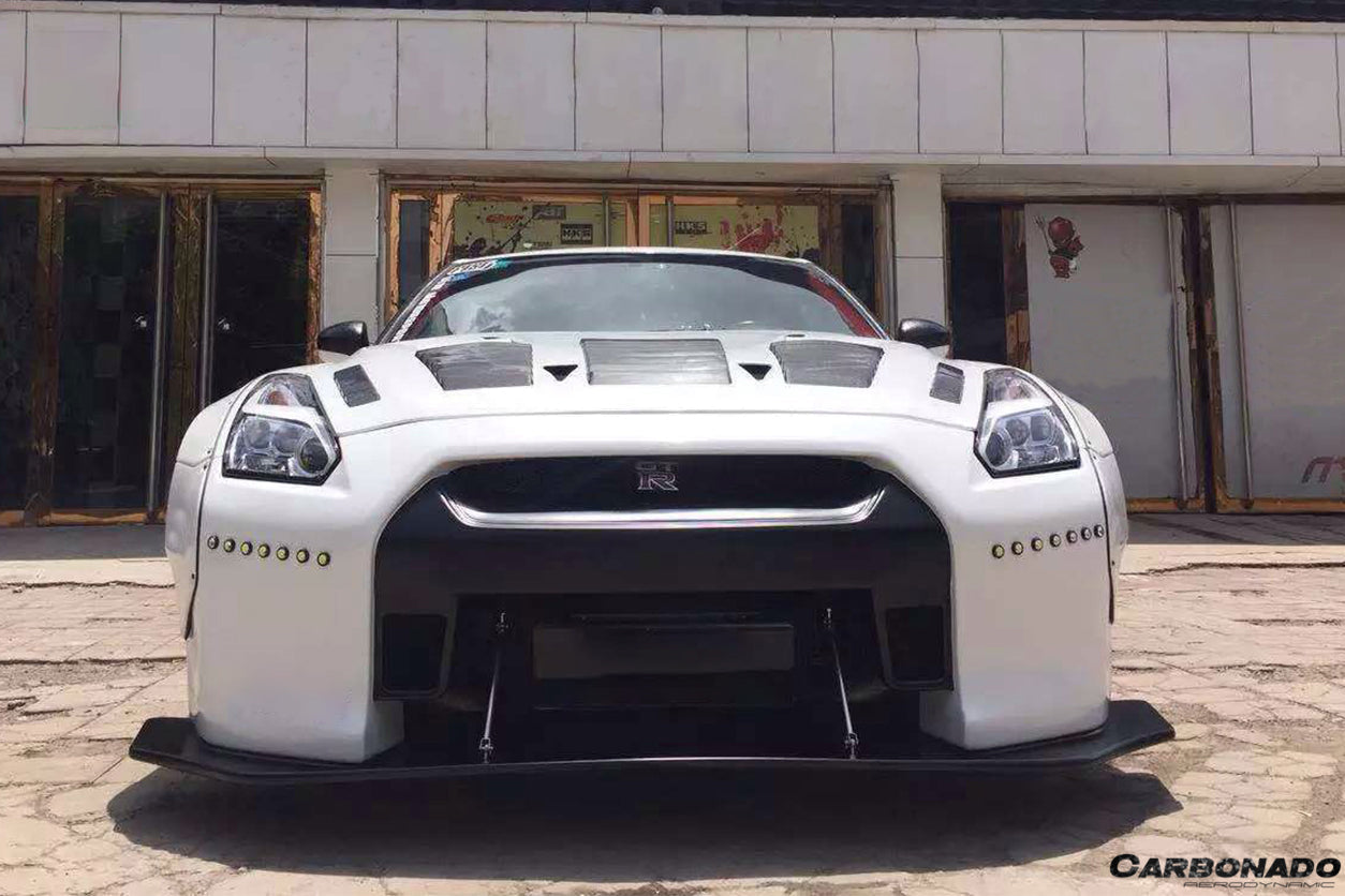 2008-2016 Nissan GTR R35 CBA/DBA DE Style Full Body Kit - Carbonado