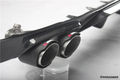 2015-2020 Lexus GS & GSF AM Style Carbon Fiber Rear Lip With exhaust tips