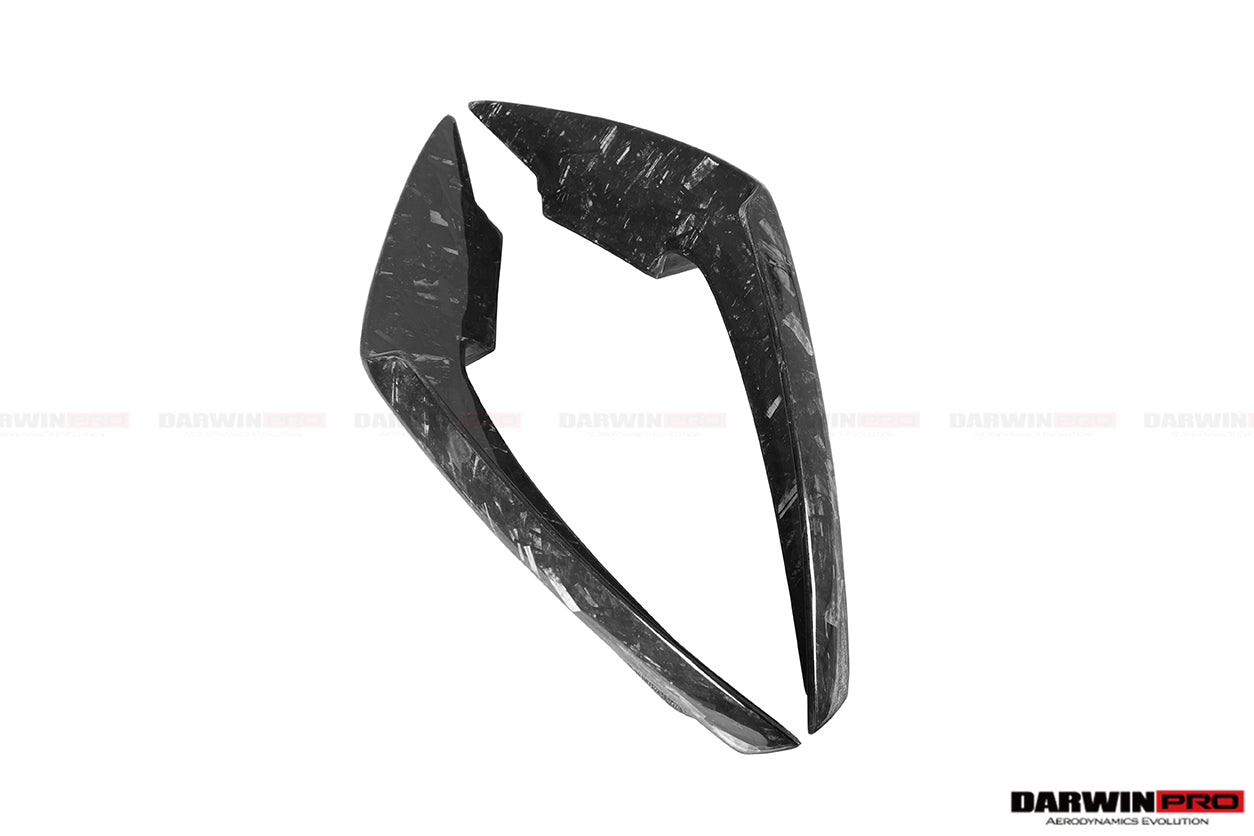 2017-2022 Nissan GTR R35 EBA BKSS Style Carbon Fiber Front Canards - DarwinPRO Aerodynamics