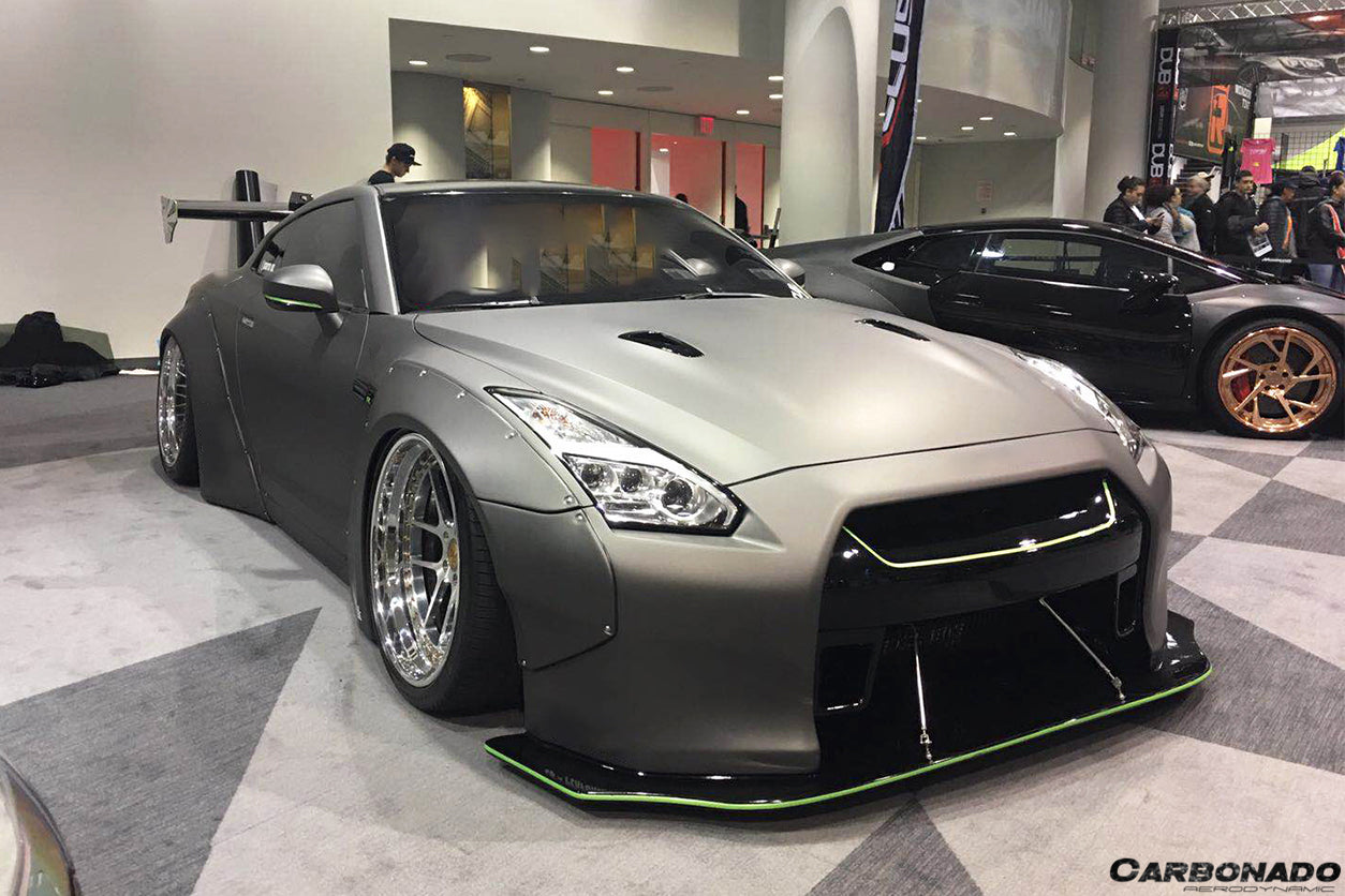 2008-2016 Nissan GTR R35 CBA/DBA DE Style Full Body Kit - Carbonado