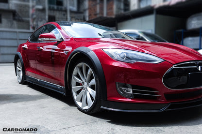 2012-2015 Tesla S Pre-facelift RZS Style Carbon Fiber Full Kit - Carbonado