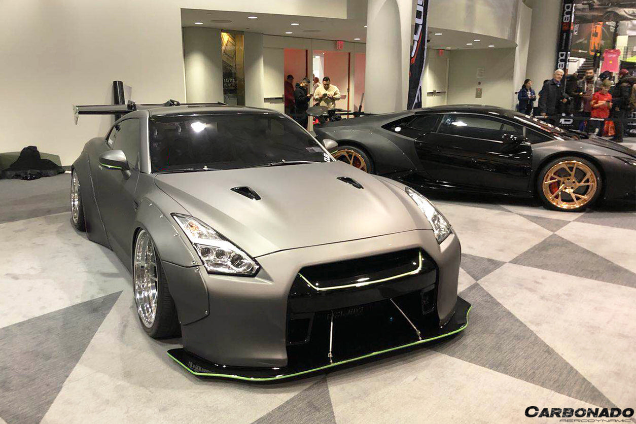 2008-2016 Nissan GTR R35 CBA/DBA DE Style Full Body Kit - Carbonado