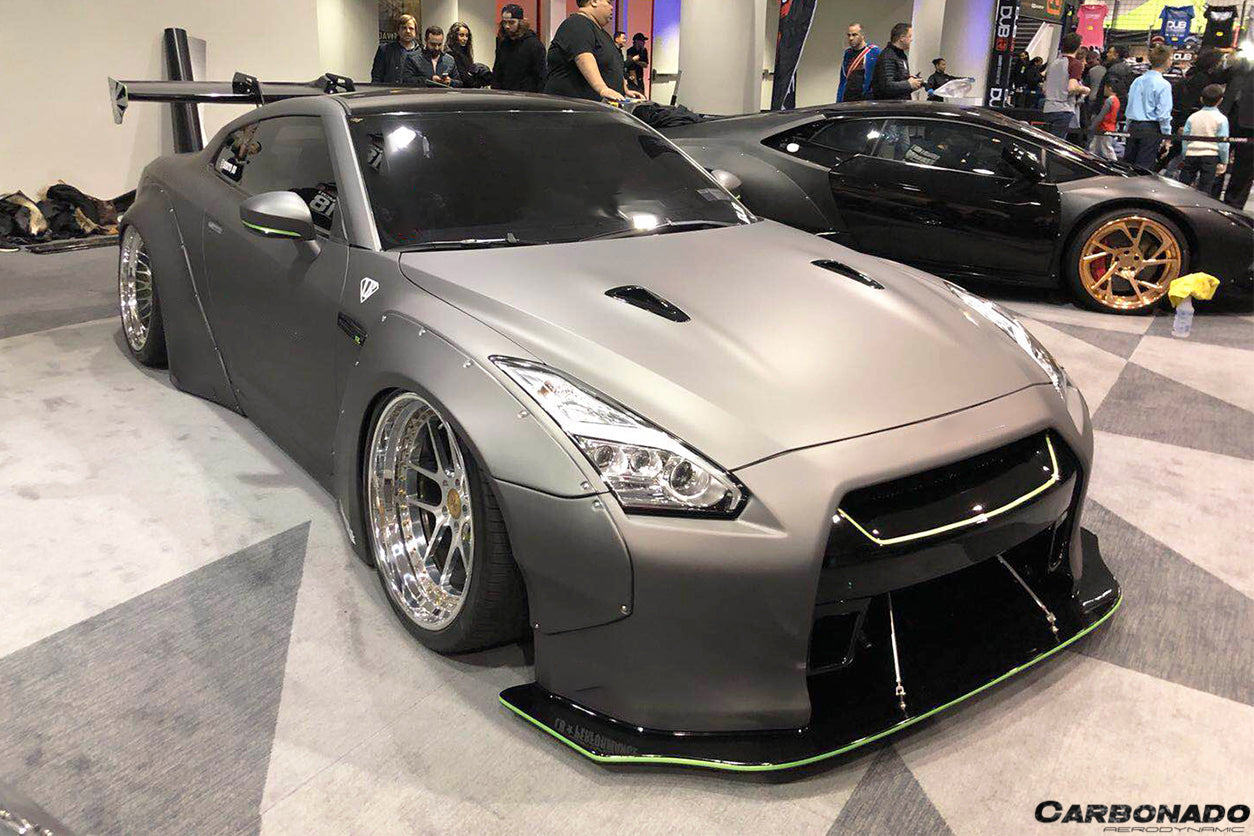 2008-2016 Nissan GTR R35 CBA/DBA DE Style Full Body Kit - Carbonado