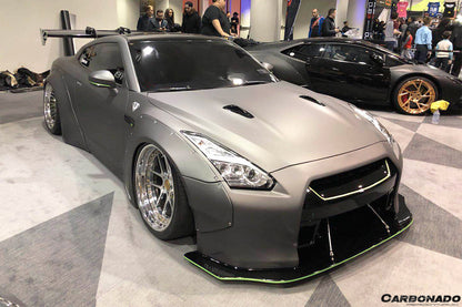 2008-2016 Nissan GTR R35 CBA/DBA DE Style Full Body Kit - Carbonado