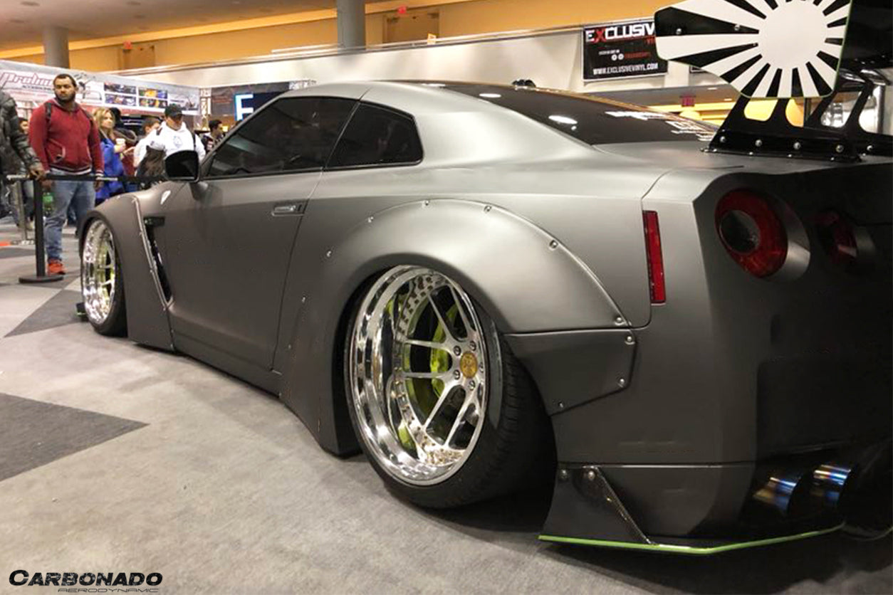 2008-2016 Nissan GTR R35 CBA/DBA DE Style Full Body Kit - Carbonado