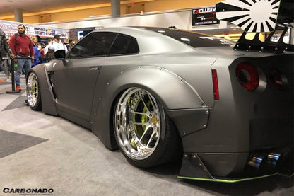 2008-2016 Nissan GTR R35 CBA/DBA DE Style Full Body Kit - Carbonado