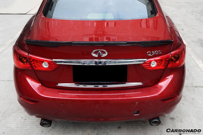 2014-2022 Infiniti Q50 Sedan RW Style Trunk Spoiler - Carbonado