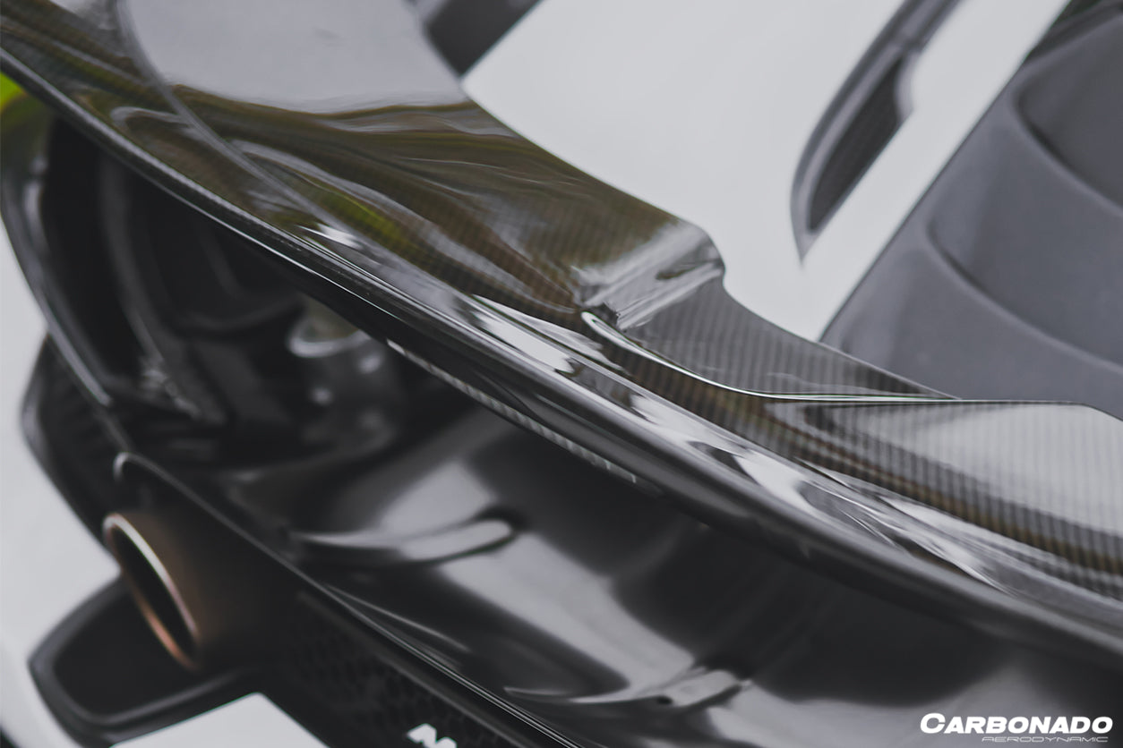 2017-2020 McLaren 720s VRS Style Carbon Fiber Trunk Spoiler - Carbonado