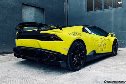 2015-2020 Lamborghini Huracan LP610 DC Style Rear Diffuser - Carbonado