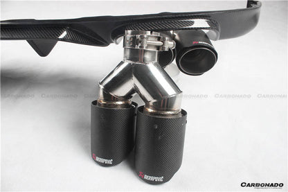 2015-2020 Lexus GS & GSF AM Style Carbon Fiber Rear Lip With exhaust tips
