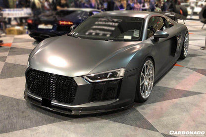 2016-2019 Audi R8 VRS Style Carbon Fiber Front Lip - Carbonado