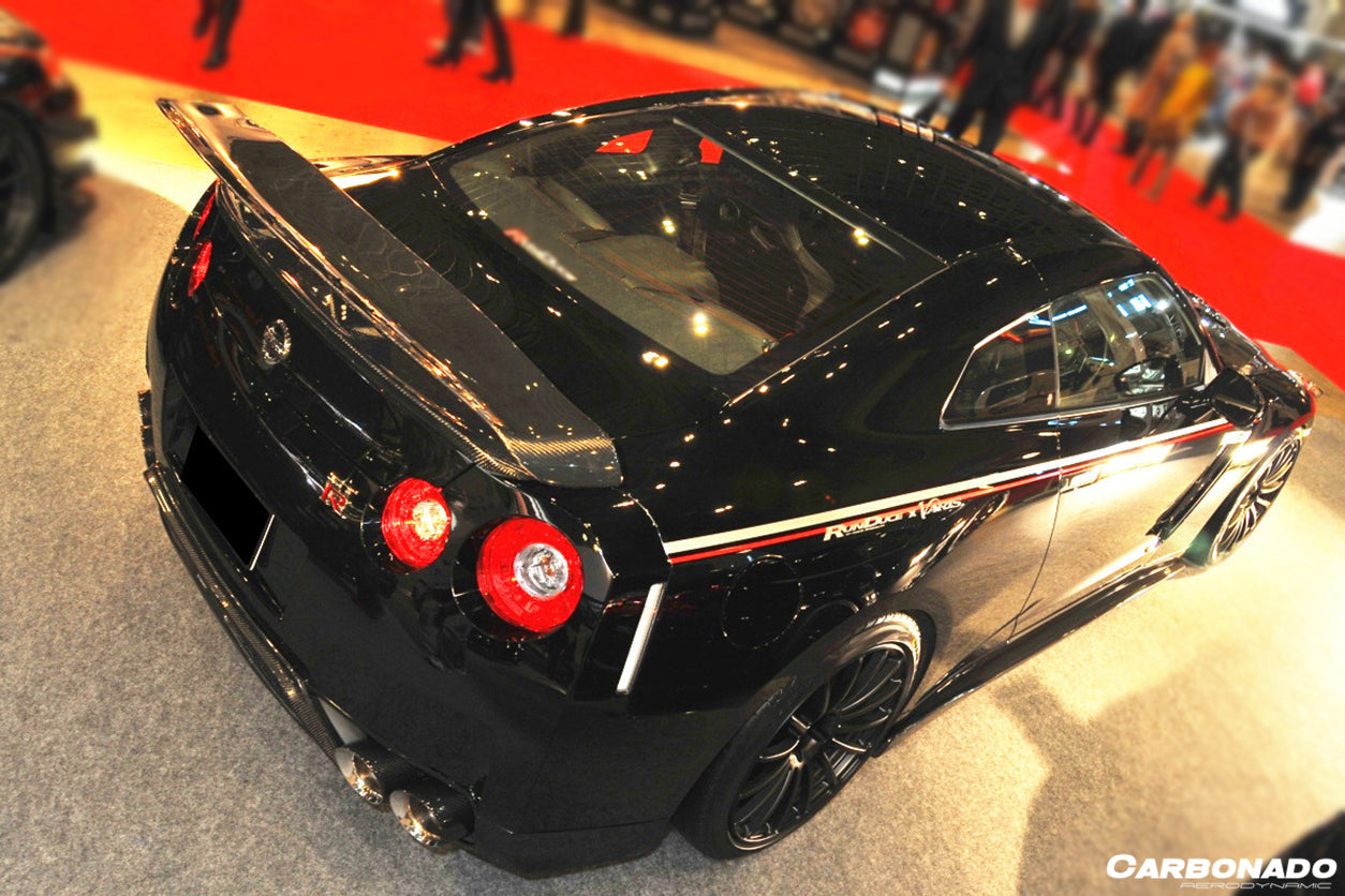 2008-2022 Nissan GTR R35 CBA/DBA/EBA VA-II Style Trunk Spoiler - Carbonado