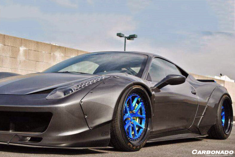 2010-2015 Ferrari 458 Coupe/Spyder DE Style Aero Full Body Kit - DarwinPRO Aerodynamics