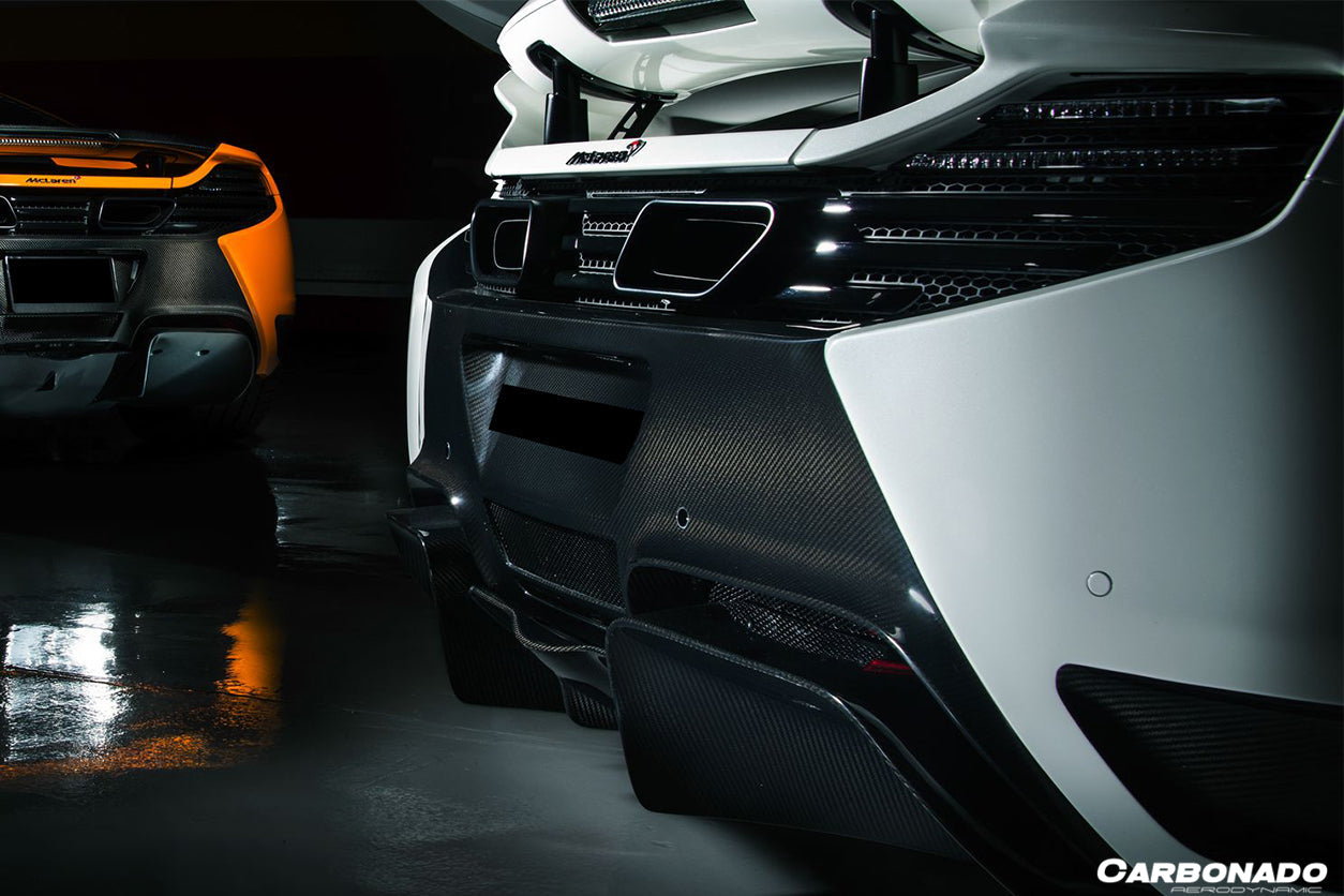 2011-2017 McLaren MP4 12C/650S VS Style Rear Bumper & Diffuser - Carbonado
