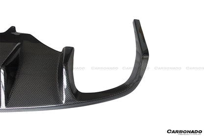 2014-2019 Porsche Macan BS Style Carbon Fiber Rear Diffuser - Carbonado