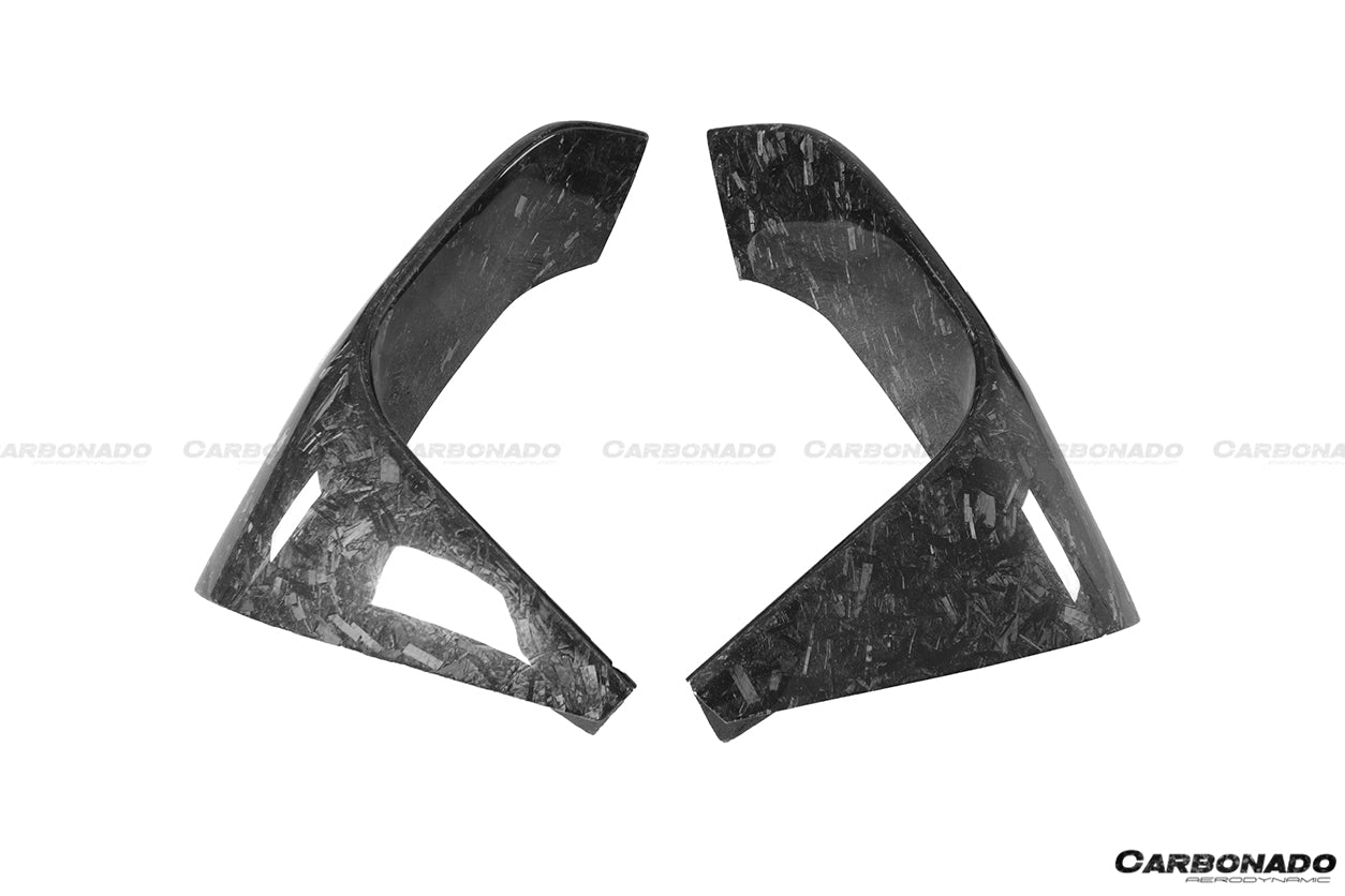 2014-2020 BMW M3 F80 & M4 F82 MP Style Front Caps - Carbonado