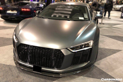 2016-2019 Audi R8 VRS Style Carbon Fiber Front Lip - Carbonado