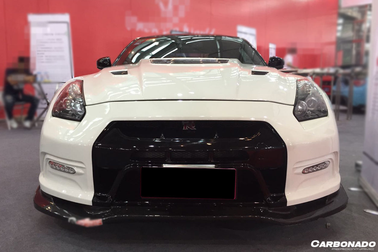 2012-2016 Nissan GTR R35 DBA VA Style Front Bumper - Carbonado
