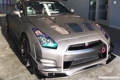 2009-2016 Nissan GTR R35 CBA/DBA TP-2 Style Carbon Fiber Hood - Carbonado