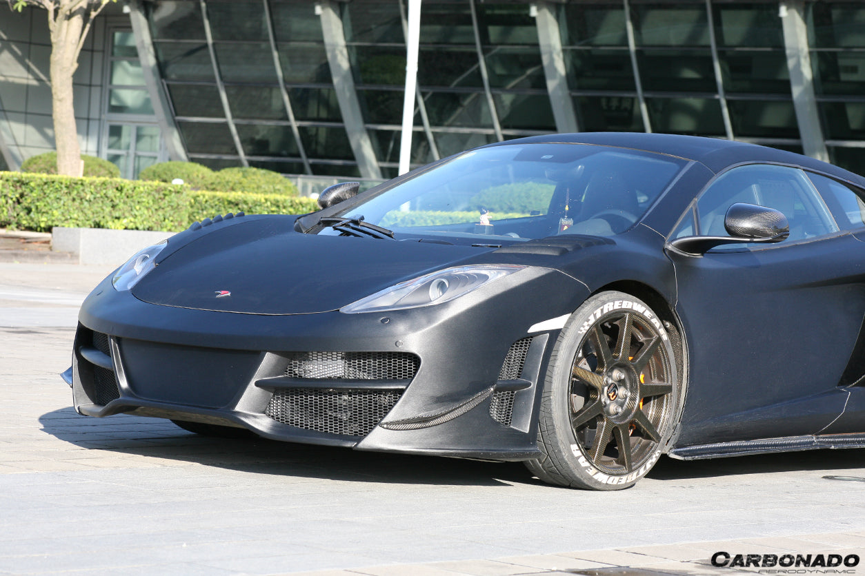 2011-2015 McLaren MP4 12C RZS Style Front Bumper - Carbonado