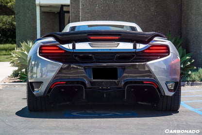 2011-2017 McLaren MP4 12C/650S VS Style Rear Bumper & Diffuser - Carbonado