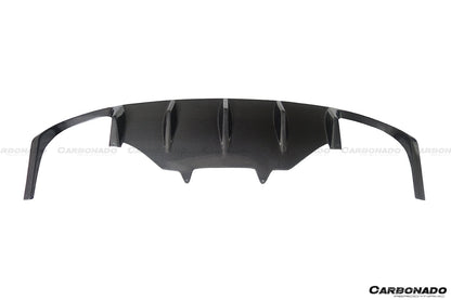 2014-2019 Porsche Macan BS Style Carbon Fiber Rear Diffuser - Carbonado