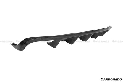 2014-2019 Porsche Macan BS Style Carbon Fiber Rear Diffuser - Carbonado