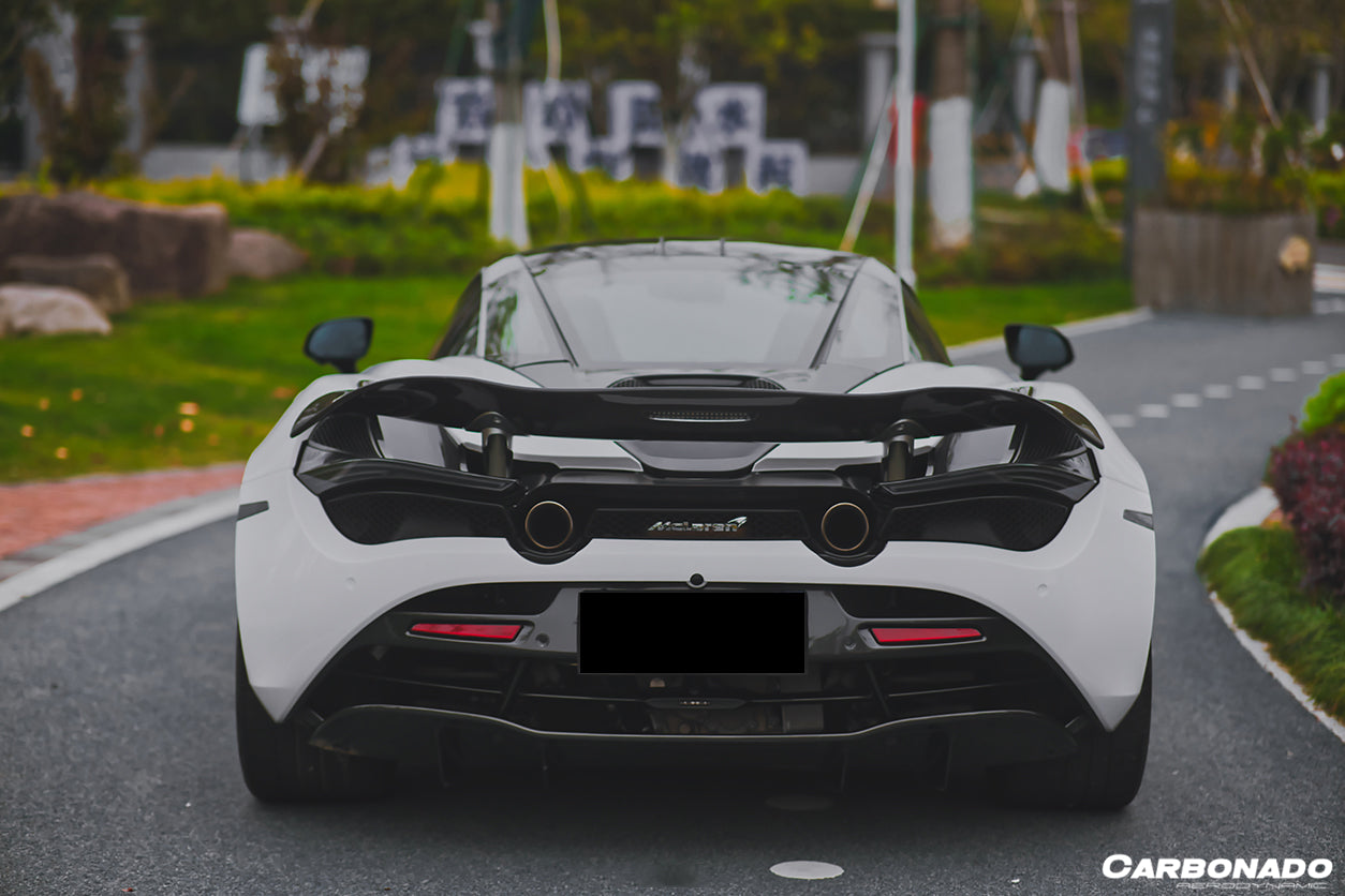 2017-2020 McLaren 720s VRS Style Carbon Fiber Trunk Spoiler - Carbonado
