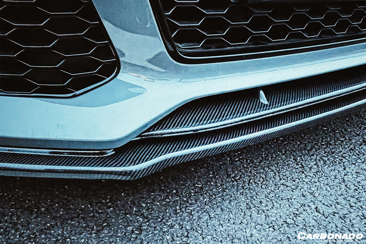 2013-2018 Audi RS6 Avant MN Style Carbon Fiber Front Lip - Carbonado