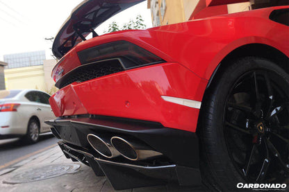 2015-2020 Lamborghini Huracan LP610 RZS Style Carbon Fiber Rear Diffuser - Carbonado