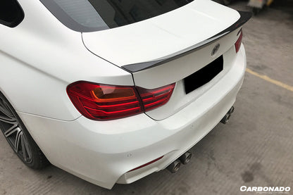 2014-2020 BMW F82 M4 Coupe D3 Style Carbon Fiber Trunk Spoiler - Carbonado