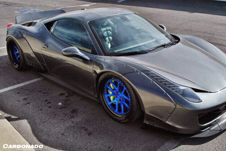 2010-2015 Ferrari 458 Coupe DE Style Trunk Spoiler - DarwinPRO Aerodynamics
